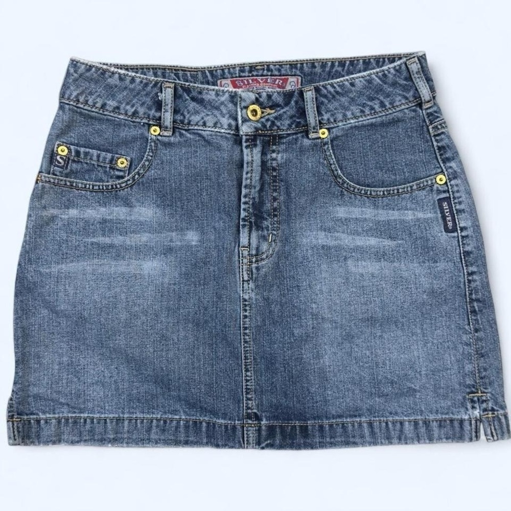 Y2K denim‎ mini skirt by Silver Jeans Co.